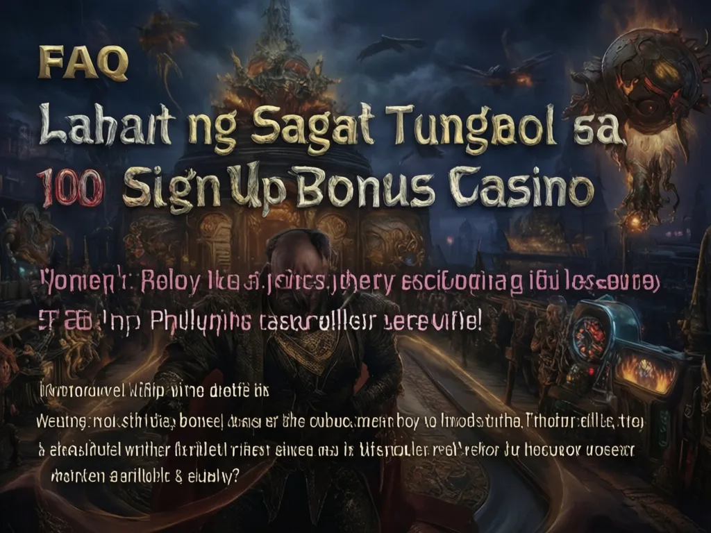 FAQ Bonus